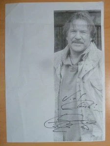 -ö-  Götz George † 2016, original signierte s/w Kopie (30x42 cm) - Bild 1 von 1