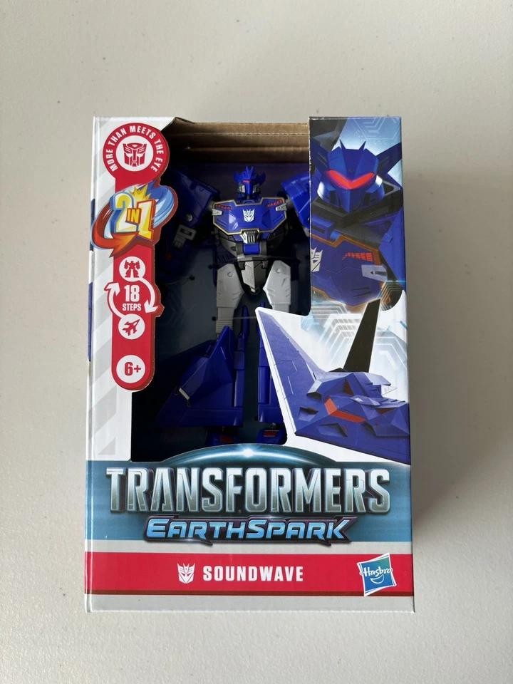 BRAND NEW! Hasbro Transformers Earthspark Deluxe Soundwave Action Figure MISB - Image 1 of 1