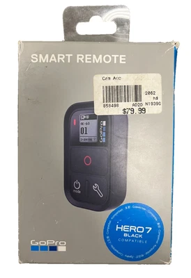 New GoPro Hero Smart Remote Control RMMW2 ARMTE-002 Wi-Fi Black Accessory Device - Image 1 of 2