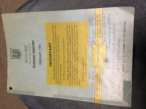 Bedford Pa. February 1961 Phone Directory - Picture 1 of 5
