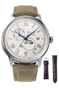 Orient Bambino RN-AK0808S Automatic Men Watch SUN & MOON 75th Anniversary - Picture 1 of 4