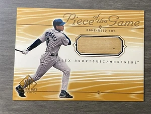 2001 SP Game Bat Alex Rodriguez Piece of the Game #AR Mariners - Bild 1 von 3