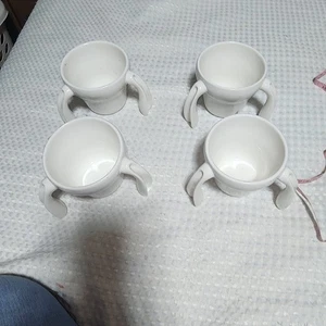 Känguru Neu mit Etikett 4er Set Keramik 12 Unzen Ergo verschüttete Kaffeetassen Einzigartig - Bild 1 von 7