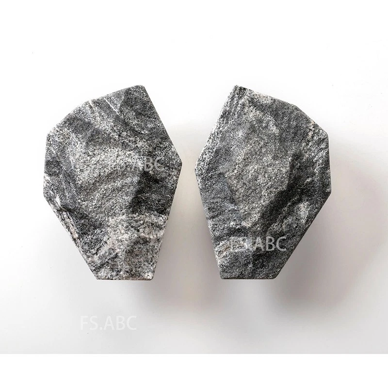 Natural marble door handles, suitable for glass doors, entry doors, wooden doors - Image 1 of 4