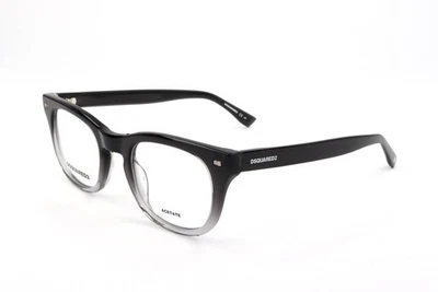 Dsquared2 Brille D2 0078 08A BLACK GREY 48/23/145 Herren