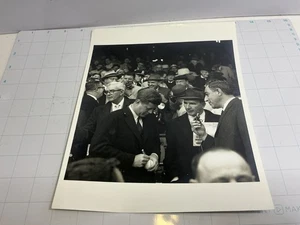 1961 JFK John F Kennedy Stroughton Foto Photo Eröffnungstag Griffith Stadium - Bild 1 von 4