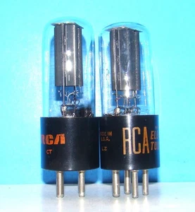 No 80 RCA tubular shape rectifier radio audio vacuum 2 tubes valve tested ST 280 - Picture 1 of 3