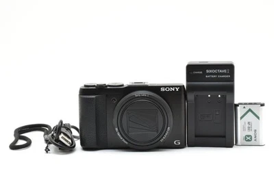 SONY Cyber-shot DSC-HX50V Black Compact Digital Camera 20.4MP 30x Optical Zoom - Image 1 of 4