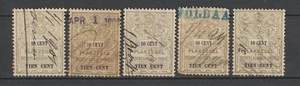 Netherlands Indies Revenue Fiscal Documentary Stamps approx 1900 - Picture 1 of 1