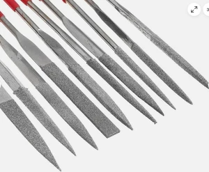 Diamond Needle File Set 10 for Luthier Guitar Nut Bridge Saddle Slot Fret Tool - Picture 1 of 6