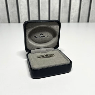 TERRYBERRY Sterling Silver World Map Lapel Pin with Original Box - New - Image 1 of 4