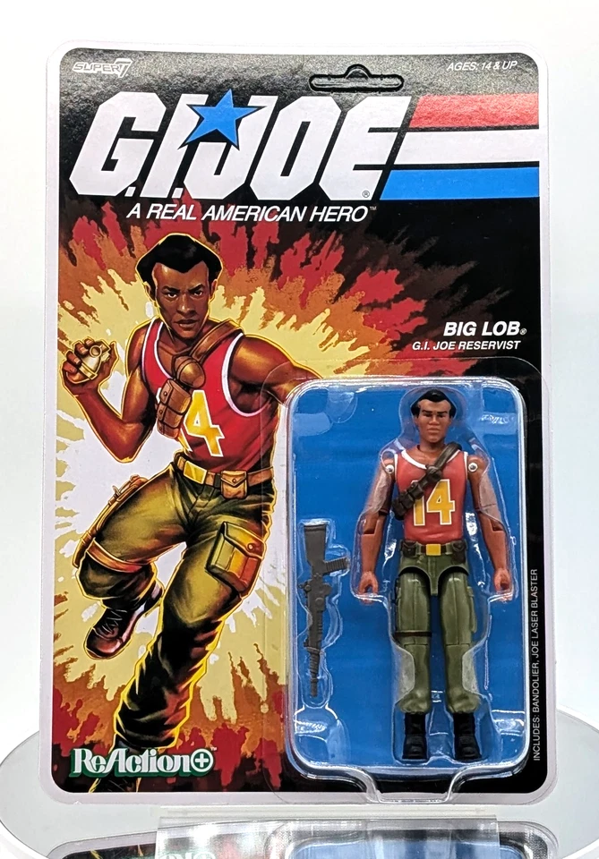 Super7 ReAction G.I. Joe Wave 5 BIG LOB G.I. Joe Reservist O-Ring Figure