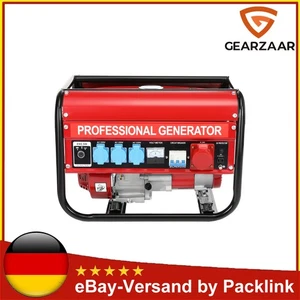 7,5 PS Benzin Stromerzeuger 4-Takt Generator für Werkstatt 68 dB für Camping - Bild 1 von 20