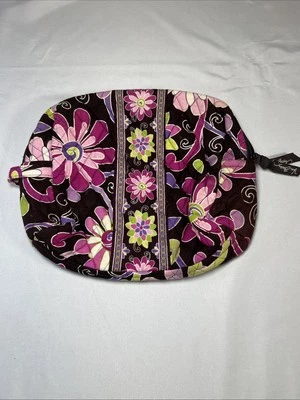 bolsa de maquillaje vera bradley rosa y verde floral Foto 1 de 4
