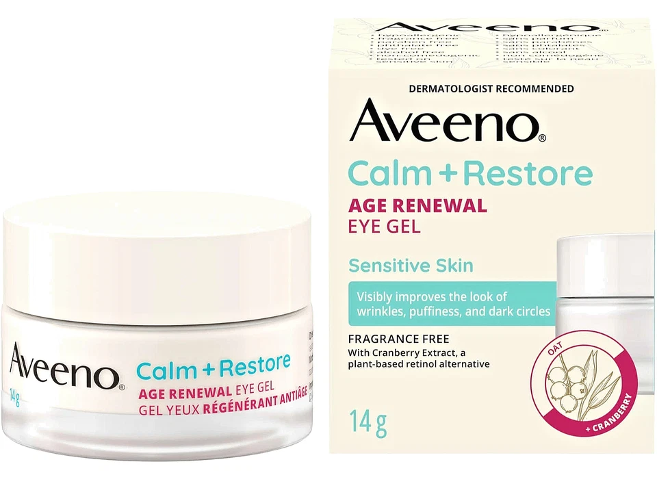 Gel para ojos Aveeno Calm+Restore Age Renewal 0,5 oz Foto 1 de 1
