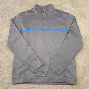 Nike Golf Pullover Herren Medium Grau Blau Quarter Zip Therma-FIT Tour Performance - Bild 1 von 9