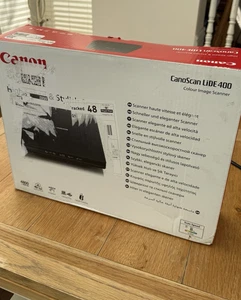Canon LiDE 400 Flatbed Scanner – USB-C, One-Touch, Compact – Black – Unused Cond - Afbeelding 1 van 9