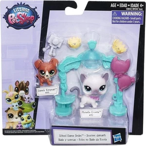 Littlest Pet Shop School Dance Smiles #88 Danely Kingman, #70 Plumella Crowne - Bild 1 von 2
