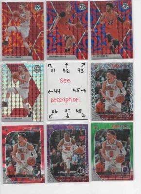 NEW  Chicago Bulls U-PICK Serial #'d JERSEY AUTO Rookies JORDAN LAVINE ROSE NOAH - Image 1 of 4