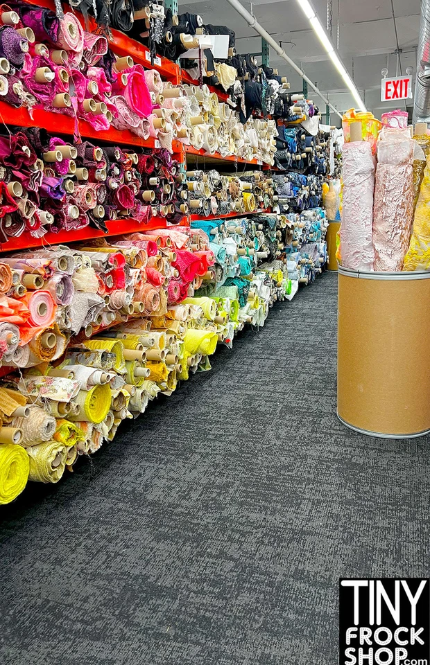 A-453 12" Fashion Doll Photography Backdrop - Standard - Fabrics Brights - Image 1 of 1