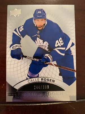 17/18 UD Premier Rookies Calle Rosen Hockey Card #53 244/399 - Image 1 of 4