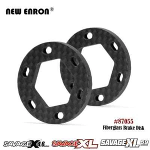 2P 87055 Dual Fiberglass Brake Disk 19x35x3mm For RC 1/8 HPI Savage X XL 4.6 5.9 - Picture 1 of 8