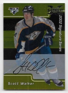 01/02 BAP SIGNATURE SERIES 'BUYBACK' GOLD AUTOGRAPH Scott Walker #64 - Imagen 1 de 1