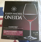 Karen Macneil Oneida (4) Wine Glasses, Flavor First, For Bold & Powerful Wines