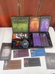 Disney Villainous Game - Lot Of 3 Games Wicked Incomplete Lot Simba - Picture 1 of 11