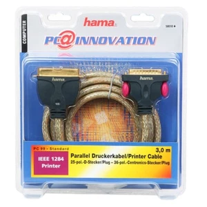 Hama Or Drucker-Kabel 3M IEEE-1284 Parallèle 25-Pol Sub-D Sur Centronics-Kabel - Photo 1/2