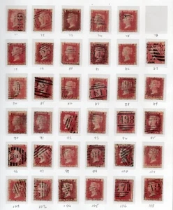 QV SG43 - SG44 1d Pfennig rot Komplettsatz Platten 71-224 ex pl77/225 150 Marken 5 - Bild 1 von 5