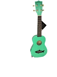Ukelele soprano Kala MK-SS-GRN Makala Shark - Paquete verde surf con bolsa de tela - Imagen 1 de 11