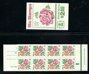 US Scott #1737a BK134 Roses Full Booklet - Picture 1 of 1