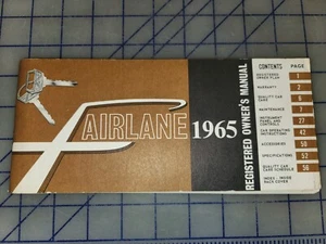 1965 Ford Fairlane Owners Manual Original Blank NOS - Picture 1 of 2