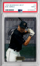 BOBBY ABREU Rookie 1995 Bowman's Best #3 Blue RC Astros HOF PSA 9 Mint!