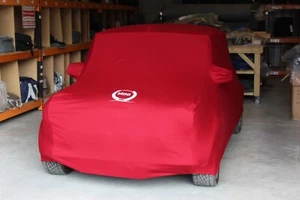 Classic Mini Soft Fleece Indoor Car Cover with logo 1959 to 2000 - Picture 1 of 6