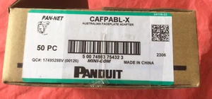 PANDUIT CAFPABL-X Australian Faceplate Adapter (50 pieces in box) - Picture 1 of 3