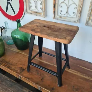 B1351 Gebrauchter Industriehocker | Werkstatthocker | INDUSTRIAL FABRIK | HOCKER - Bild 1 von 14