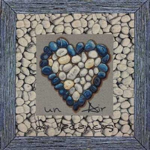 Pannello Gobelin Sassolini Cuore 45x45 Cm 4928 - Foto 1 di 2