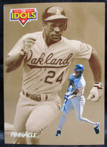 1992 Score/Pinnacle The Idols Rickey Henderson/Ken Griffey Jr Baseball Card #283
