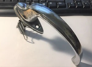 1939 DODGE ROYAL TRUNK DOOR HANDLE DECK LID ESCUTCHEON 39 MOPAR 30'S 30S 1930'S - Picture 1 of 7