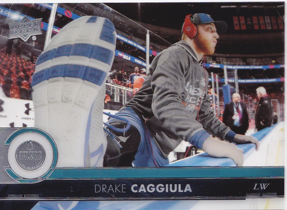 17-18 Upper Deck Drake Caggiula Clear Cut Oilers Clearcut 2017 - Image 1 of 1