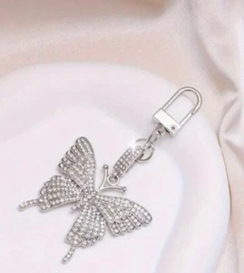 Hermoso Llavero Mariposa Estrás Cartera Mochila Dije Llavero - Imagen 1 de 5