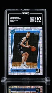 Donruss Franz Wagner 2021 clasificación RC Rookie Choice Prizm - etiqueta 10 casi perfecta - Imagen 1 de 6