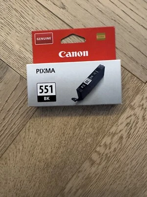 Genuine Canon CLI-551BK Black Ink Cartridge 6508B001 - Image 1 of 4