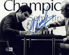 Garry Kasparov Chess Champion Grand Master Signed 8x10 Photo w/ Beckett BAS  COA