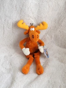 Marioneta de dedo de peluche Rocky and Bullwinkle and Friends de colección de 9,5" nueva con etiquetas - Imagen 1 de 7