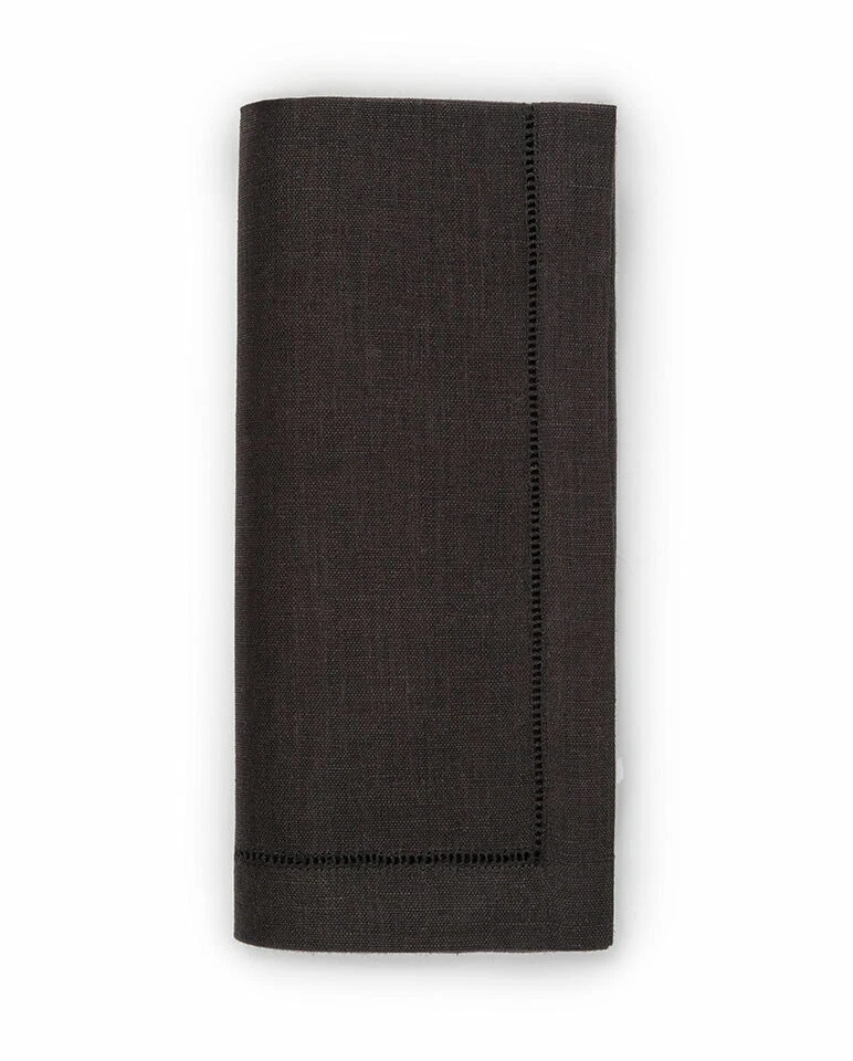 Комплект из 4 черных льняных обеденных салфеток Sferra Festival - Изображение 1 из 1