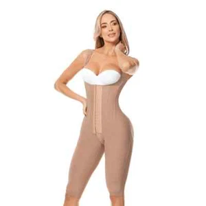 Girasol Long Leg Post-Surgery Bodysuit by Fajas Melibelt #3031 ~ to 4XL - Picture 1 of 3