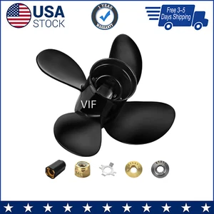 10.6 x 12 Outboard Boat Propeller fit Mercury Engines 25-70HP 13 Tooth RH - Picture 1 of 7